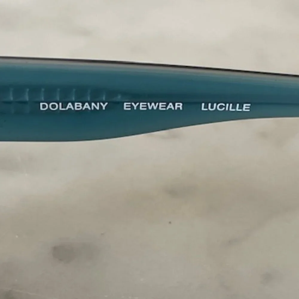 DOLABANY Lucille Glasses Brown Streak Teal 50/17/140